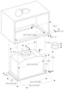 Встраиваемая вытяжка Gaggenau AC200191 фото 2 в Екатеринбурге
