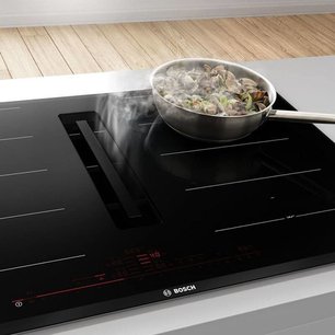 Индукционная варочная панель с интегрированной вытяжкой BOSCH PXX821D66E фото 3 в Екатеринбурге Индукционная варочная панель с интегрированной вытяжкой BOSCH PXX821D66E фото 3 в Екатеринбурге