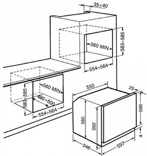 Духовой шкаф Smeg SFP496N фото 2 в Екатеринбурге
