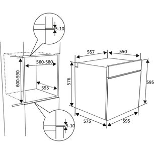 Встраиваемый духовой шкаф Brandt BOE1120X фото 4 в Екатеринбурге