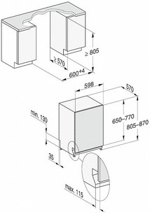 Встраиваемая посудомоечная машина Miele G 7360 SCVi AutoDos фото 4 в Екатеринбурге