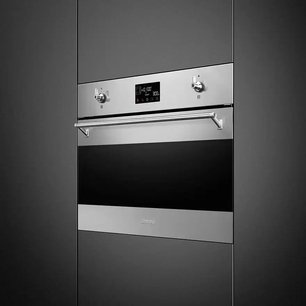Компактный духовой шкаф Smeg SO4302M1X фото 2 в Екатеринбурге