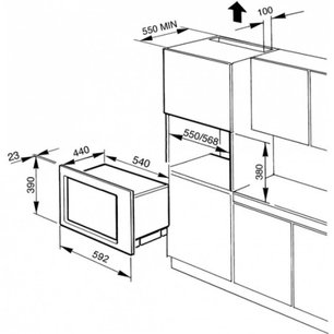 Микроволновая печь Smeg FME24X-2 фото 2 в Екатеринбурге