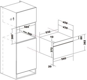 Встраиваемая микроволновая печь Korting KMI 830 GNBX фото 3 в Екатеринбурге