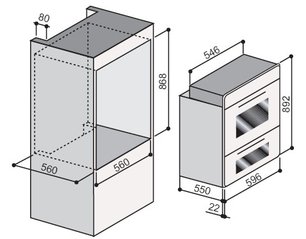 Духовой шкаф Ilve 201-NMP IX фото 3 в Екатеринбурге