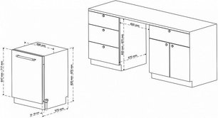 Встраиваемая посудомоечная машина Korting KDI 60898 I фото 4 в Екатеринбурге