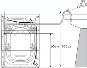 Стирально-сушильная машина Korting KWD 60DS12106 фото 4 в Екатеринбурге