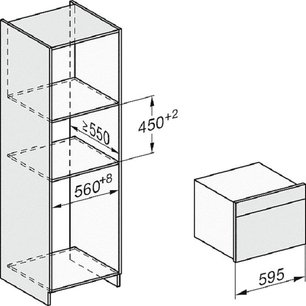 Встраиваемая комби-пароварка Miele DGC 7840 OBSW фото 3 в Екатеринбурге