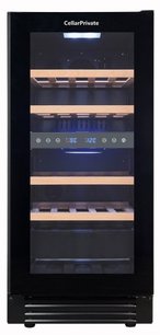 Встраиваемый под столешницу винный шкаф Селлар Приват CP027-2TBH фото в Екатеринбурге Встраиваемый под столешницу винный шкаф CellarPrivate CP027-2TBH фото в Екатеринбурге
