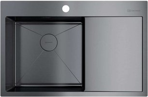 Мойка Omoikiri Akisame 78 GM L крыло справа фото