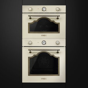 Компактный духовой шкаф с пароваркой Smeg SF4750VCPO1 фото 2 в Екатеринбурге