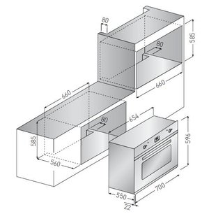 Духовой шкаф Ilve 700-WMP фото 4 в Екатеринбурге