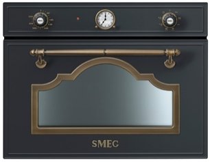 Компактный духовой шкаф с СВЧ Smeg SF4750MCAO фото в Екатеринбурге