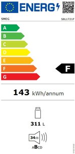 Встраиваемый холодильник Smeg S8L1721F фото 3 в Екатеринбурге