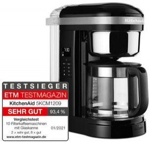 Кофеварка KitchenAid 5KCM1209EOB фото 3 в Екатеринбурге