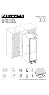 Винный шкаф Dunavox DX-119.386DB фото 3 в Екатеринбурге