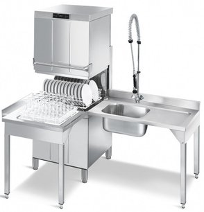 Купольная посудомоечная машина Smeg HTY620DH фото 3 в Екатеринбурге