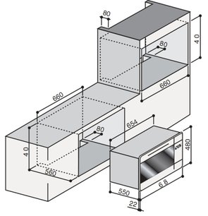 Духовой шкаф Ilve 748-SSTC фото 4 в Екатеринбурге