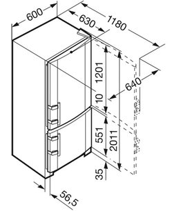 Холодильник Либхер CBP 3613 Comfort BioFresh фото 3 в Екатеринбурге Холодильник Liebherr CBP 3613 Comfort BioFresh фото 3 в Екатеринбурге
