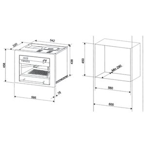 Встраиваемая кофемашина Ilve ES-645C Burgundy (ручки латунь) фото 2 в Екатеринбурге