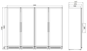 Винный шкаф Dometic C125G Quattro Classic фото 3 в Екатеринбурге