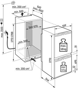 Встраиваемый холодильник Либхер ICNbsci 5173 Peak фото 4 в Екатеринбурге Встраиваемый холодильник Liebherr ICNbsci 5173 Peak фото 4 в Екатеринбурге