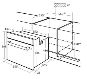 Духовой шкаф Kuppersberg HFZ 690 W фото 2 в Екатеринбурге