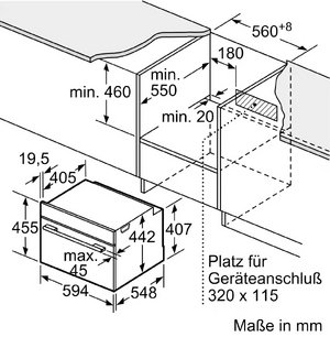 Компактный духовой шкаф Bosch CSG 856 RC7 фото 4 в Екатеринбурге