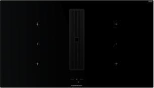 Индукционная варочная поверхность с вытяжкой Kuppersbusch KMI 9850.1 SR-E Black Velvet фото в Екатеринбурге