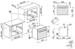 Духовой шкаф Smeg SO6102TG фото 4 в Екатеринбурге