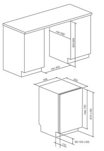 Встраиваемая посудомоечная машина Graude VGE 45.0 фото 3 в Екатеринбурге