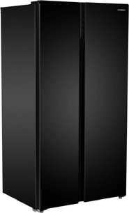 Холодильник Hyundai CS6503FV черное стекло фото 2 в Екатеринбурге