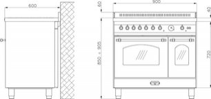 Варочный центр Lofra RLVD96MFTE/CI Br фото 3 в Екатеринбурге