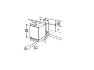 Встраиваемый холодильник Bosch KUL 15A50 RU фото 2 в Екатеринбурге