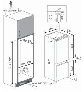 Встраиваемый холодильник Teka CI 320 фото 2 в Екатеринбурге