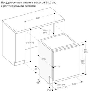Встраиваемая посудомоечная машина Gaggenau DF480163F фото 2 в Екатеринбурге