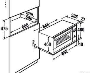 Духовой шкаф Kuppersbusch B 9330.0 S2 Black Chrome фото 4 в Екатеринбурге