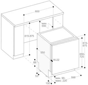 Встраиваемая посудомоечная машина Gaggenau DF480162 фото 3 в Екатеринбурге