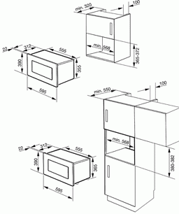 Микроволновая печь Smeg MP322X фото 4 в Екатеринбурге