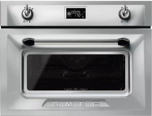 Компактный духовой шкаф с пароваркой Smeg SF4920VCX1 фото в Екатеринбурге