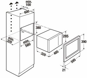 Микроволновая печь Kuppersbusch M 6120.0 W фото 4 в Екатеринбурге