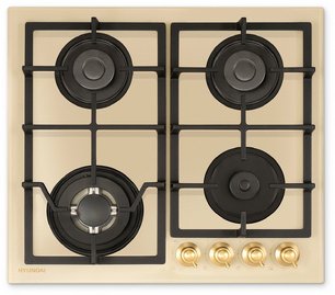 Газовая варочная панель Hyundai HHG 6436 BE фото в Екатеринбурге