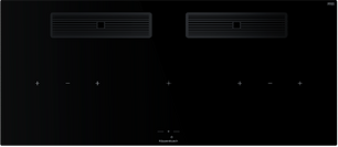 Индукционная варочная поверхность с вытяжкой Kuppersbusch KMI 12850.0 SR-S Black Velvet фото в Екатеринбурге