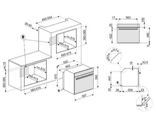 Духовой шкаф Smeg SFP6604WSPNX фото 2 в Екатеринбурге