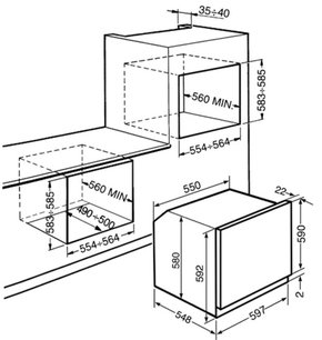 Духовой шкаф Smeg SFP130B-1 фото 2 в Екатеринбурге