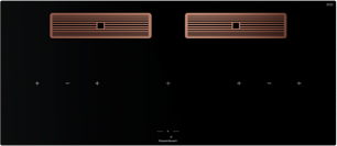 Индукционная варочная поверхность с вытяжкой Kuppersbusch KMI 12850.0 SR-S Copper фото в Екатеринбурге