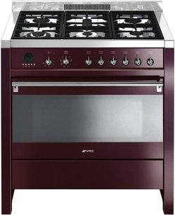 Варочный центр Смег CS19RW-7 фото в Екатеринбурге Варочный центр Smeg CS19RW-7 фото в Екатеринбурге