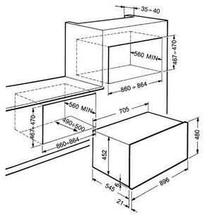 Духовой шкаф Smeg S890AMFR8 фото 2 в Екатеринбурге