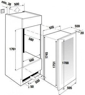 Встраиваемый холодильник для вина Kuppersbusch FWK 8850.0 S3 фото 4 в Екатеринбурге