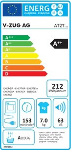 Сушильная машина V-ZUG AdoraDry V2000 AT2TWHW R фото 4 в Екатеринбурге